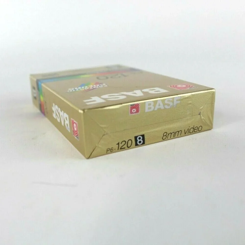 BASF P6-120. 8MM VIDEO 120 MIN SP 240 MIN LP New Sealed